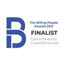 The Billing People Awards 2021 Commitment to Customer Service Finalist